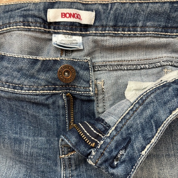 Vintage Y2K Inspired Bongo Denim Jeans Bootcut Flare Low Rise Size 11 - Picture 7 of 10